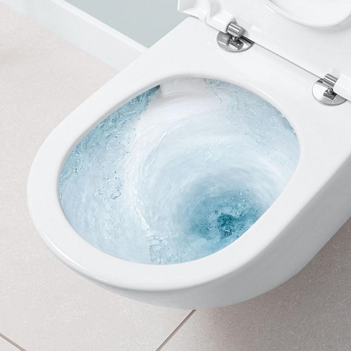 Фото Унитаз подвесной Villeroy & Boch Subway 3.0 4670TSR1, безободковый, с сиденьем с микролифтом, белый глянцевый