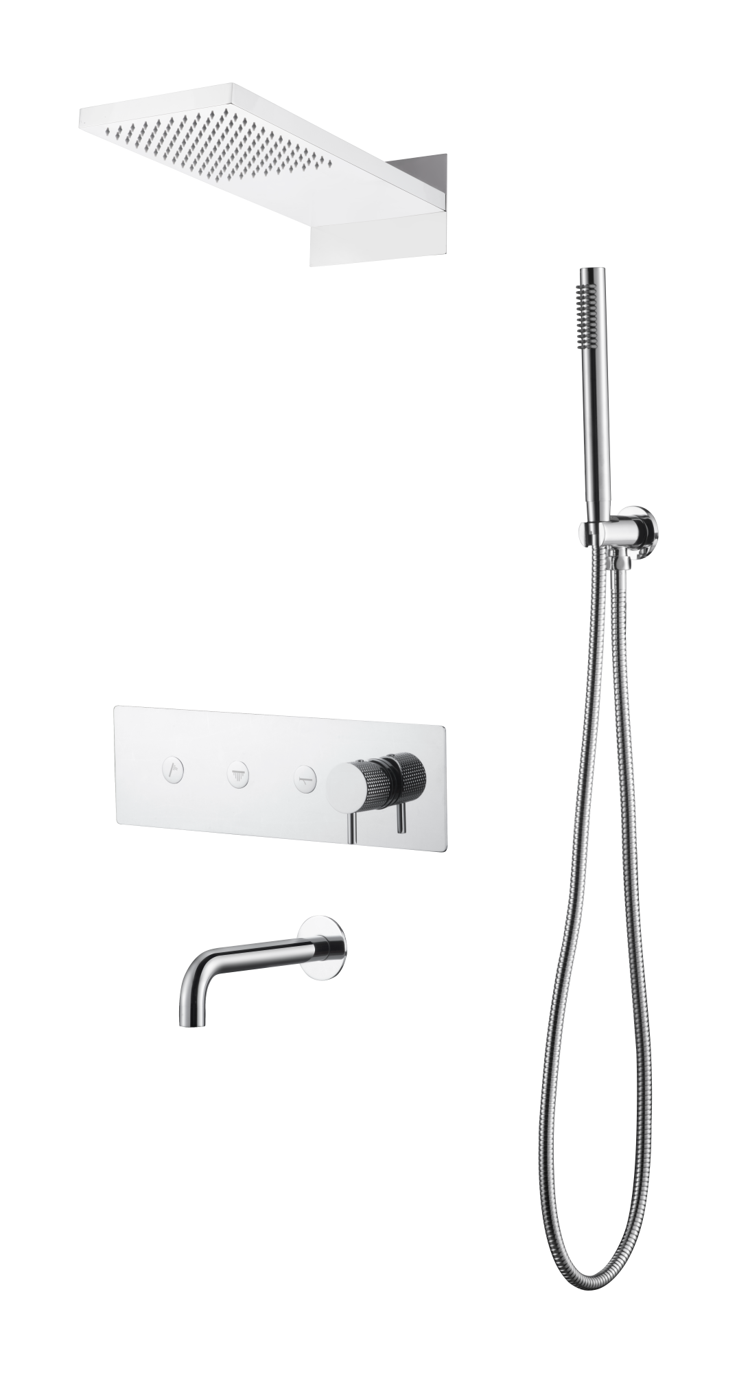 Фото Душевая система Boheme Fusion 130-2-CR хром глянец