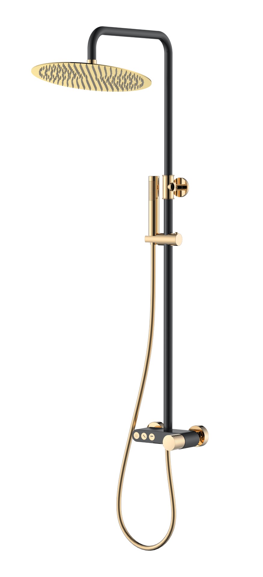 Фото Душевая стойка Boheme Stick 128-BG.2 золото глянец