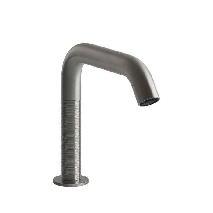 Фото Смеситель Gessi Gessi316 54381#239 для раковины электронный, нержавеющая сталь браш