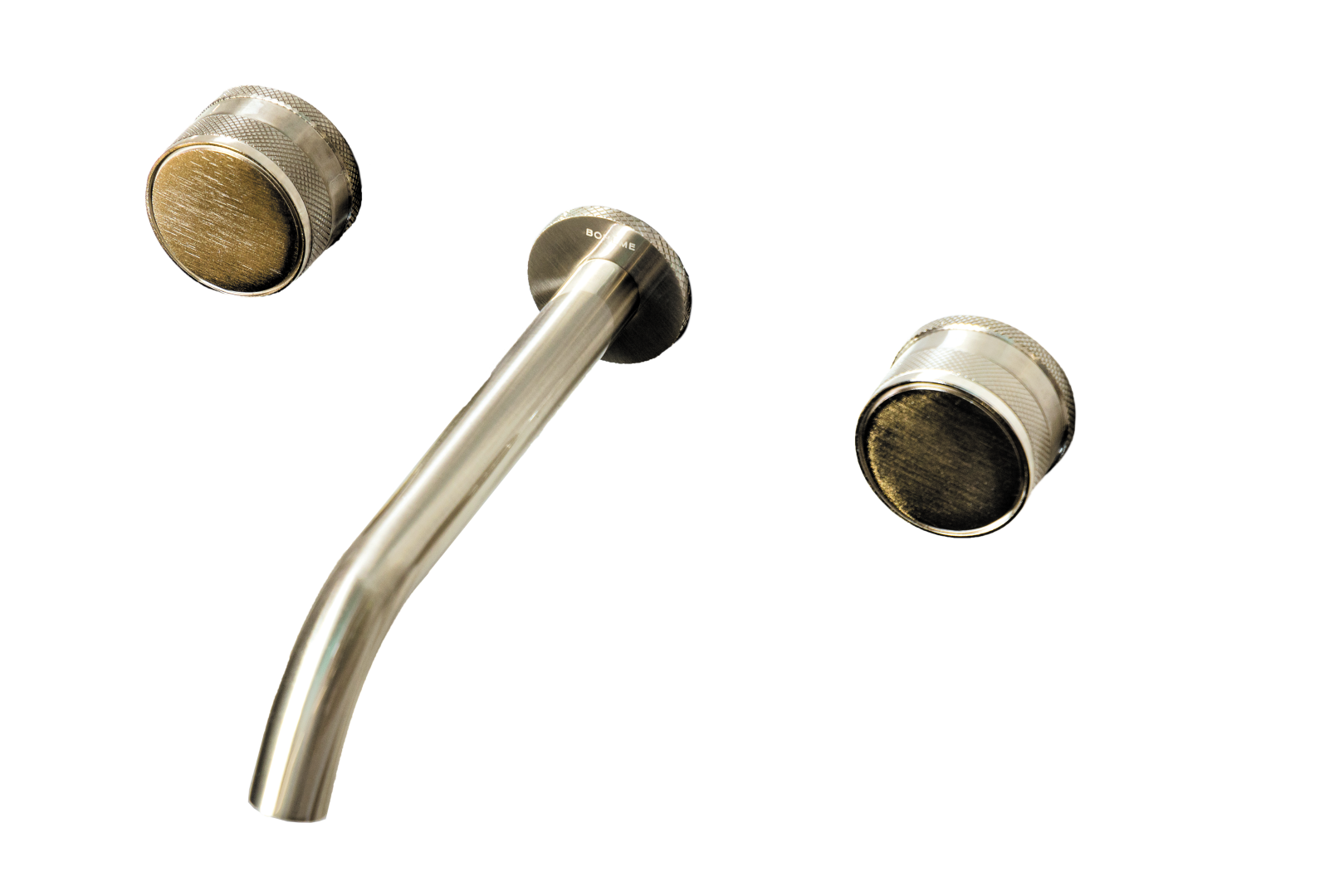 Фото Смеситель для раковины Boheme Prestige 152-2-NB-PR никель браш