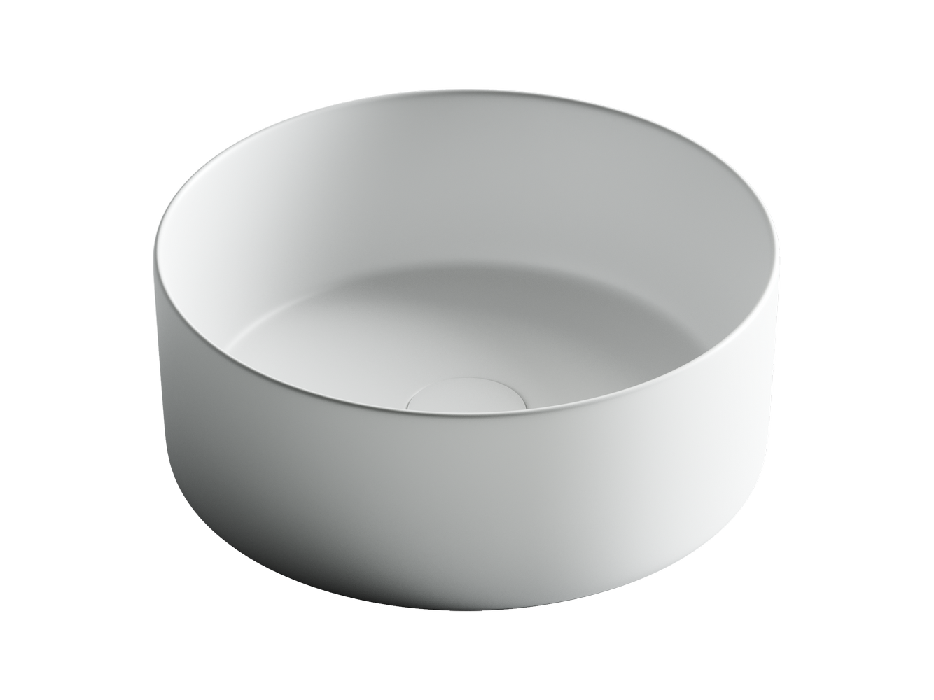 Фото Раковина Ceramicanova Element CN6032MW накладная 35,8 × 35,8 × 13,7 см, белый матовый