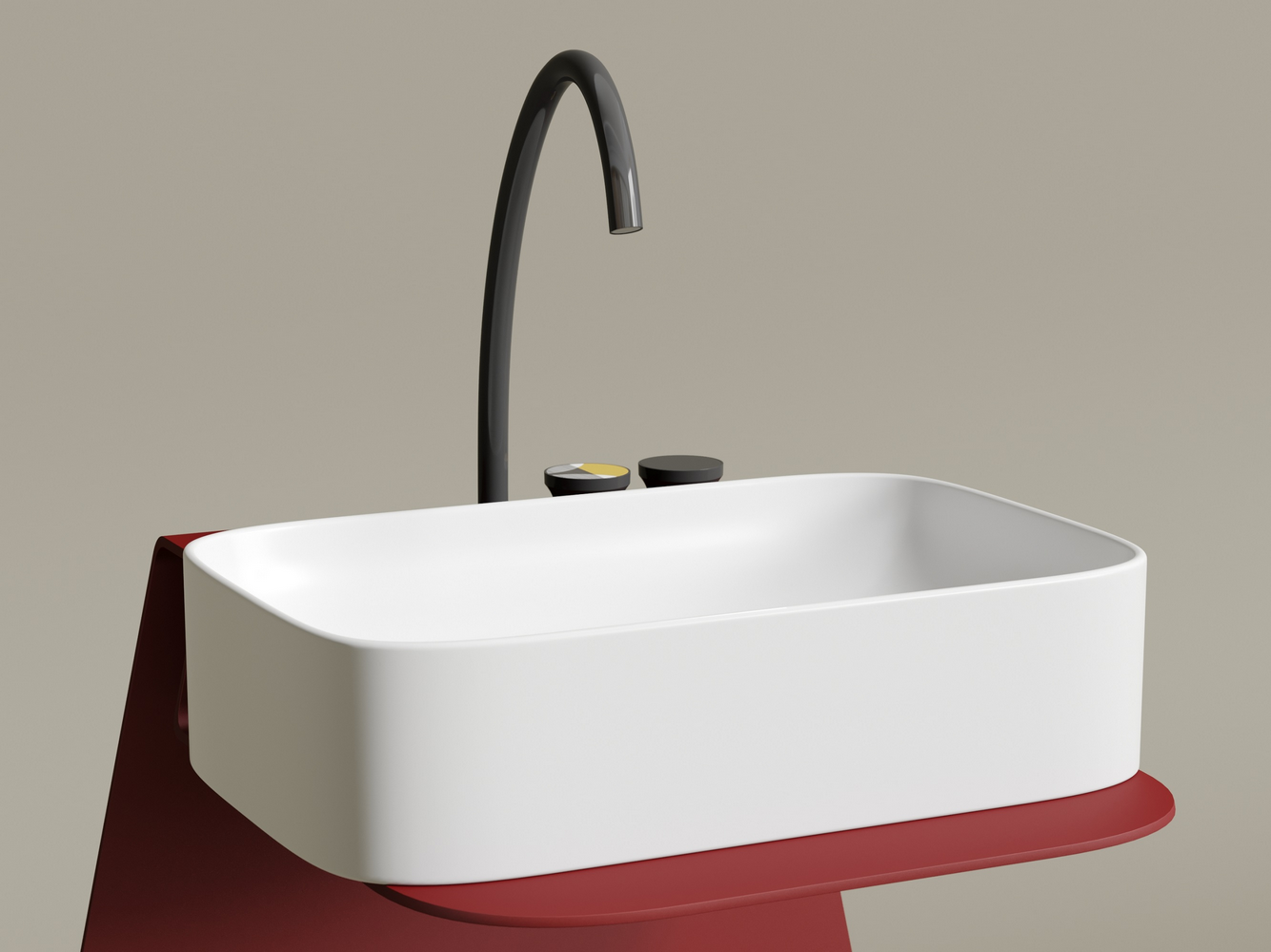 Фото Раковина Ceramicanova Element CN6053MW накладная 60,5 × 38 × 15 см, белый матовый