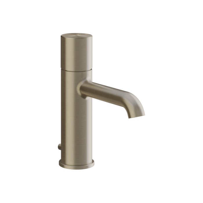 Фото Смеситель Gessi Habito 70001#149 для раковины с донным клапаном, никель браш