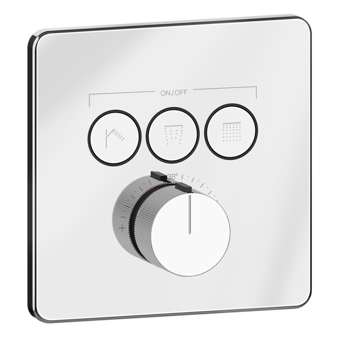 Фото Смеситель Gessi Hi-Fi 38719#031 для душа термостат, хром