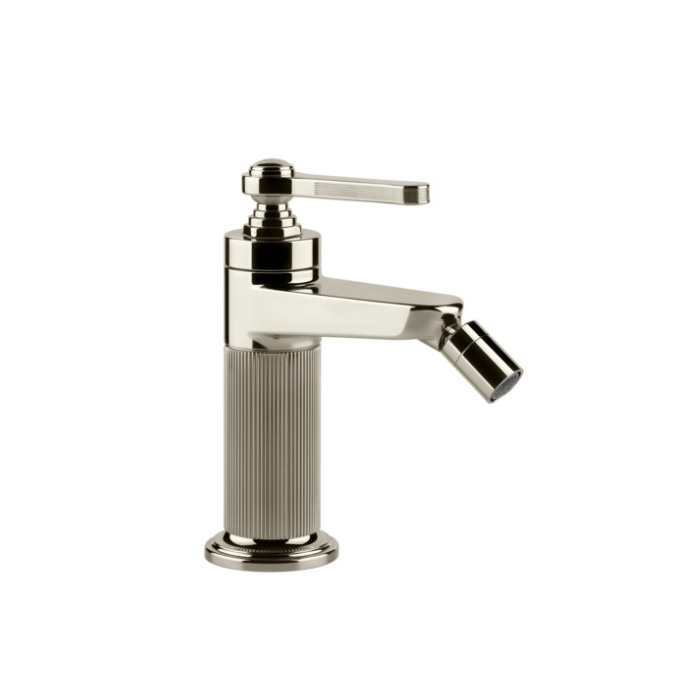 Фото Смеситель Gessi Venti20 65007#720 для биде с донным клапаном, никель глянец pvd