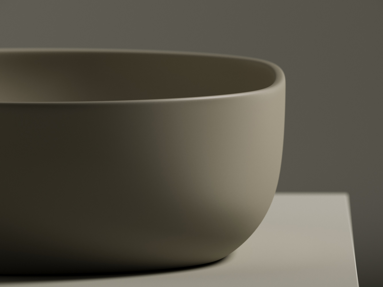 Фото Раковина Ceramicanova Element CN6047MC накладная 60 × 41,5 × 13,5 см, капучино матовый