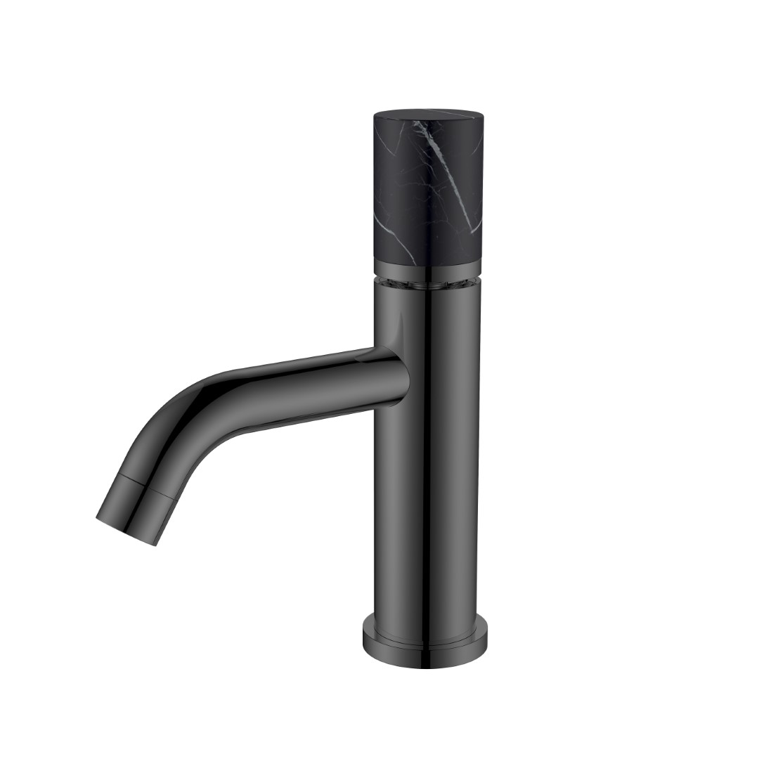 Фото Смеситель для раковины Boheme Stick 121-SGM-MR-B графит глянец