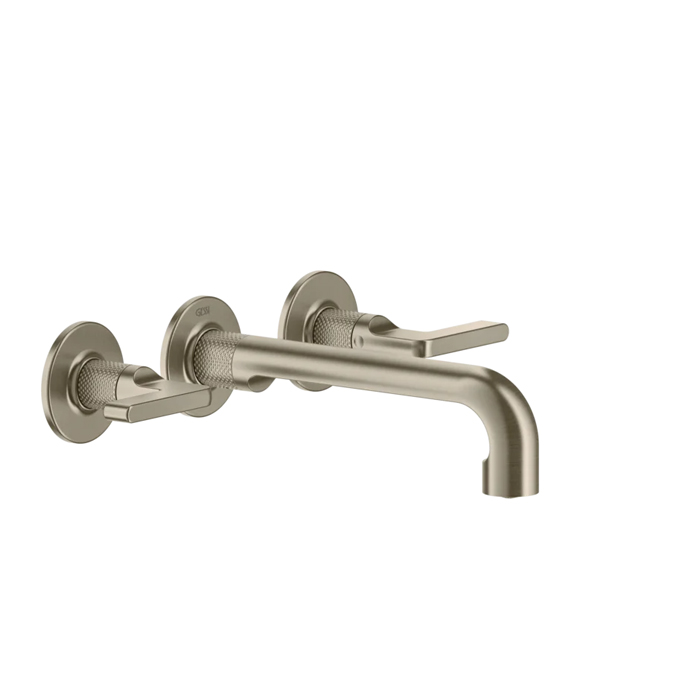 Фото Смеситель Gessi Inciso 58090#149 для раковины с изливом, никель браш