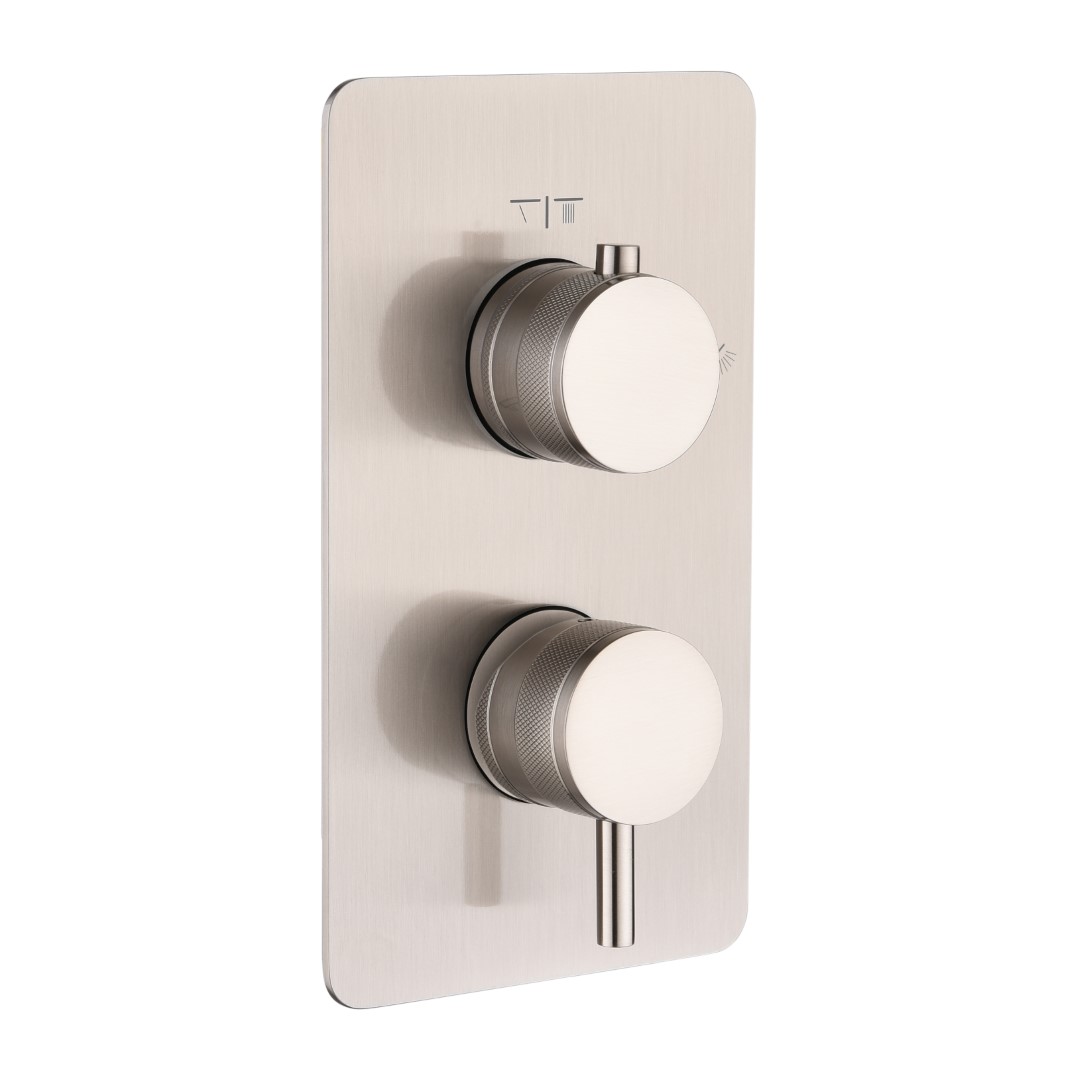 Фото Смеситель для душа Boheme Cell 135-2-NB на 2 потока никель браш