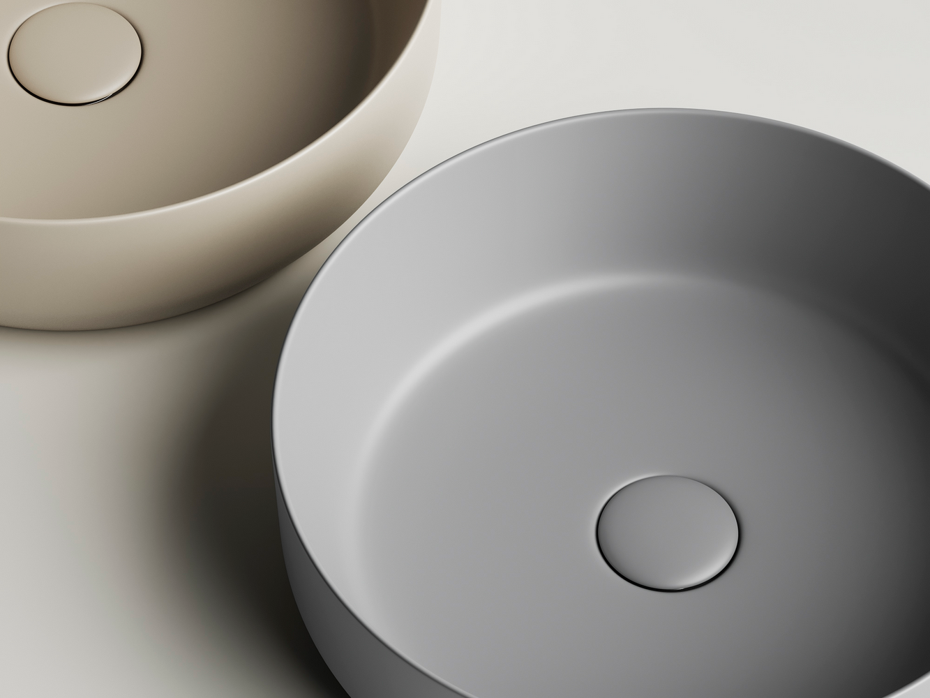 Фото Раковина Ceramicanova Element CN6022MC накладная 39 × 39 × 12 см, капучино матовый