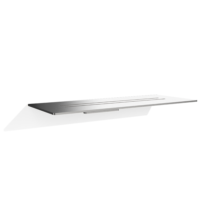 Фото Полка Decor Walther Mikado 0523276 подвесная 30x12 см, сталь матовая