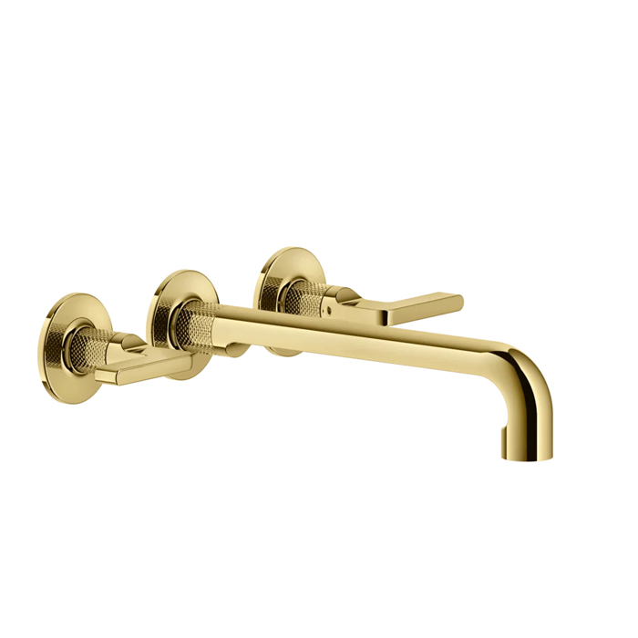 Фото Смеситель Gessi Inciso 58092#246 для раковины, золото глянец pvd