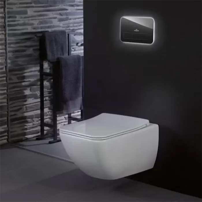 Фото Унитаз подвесной Villeroy & Boch Venticello 4611RL01, безободковый, с сиденьем с микролифтом, белый глянцевый