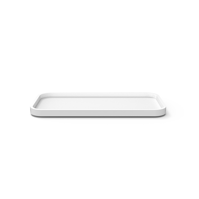 Фото Поднос Decor Walther Stone 0975850 настольный 2x42x20,5 см, белый матовый