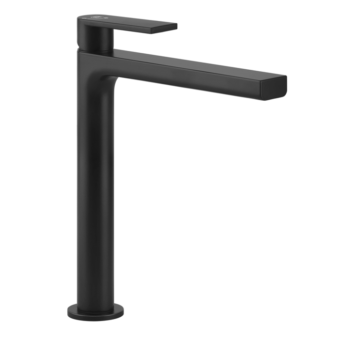 Фото Смеситель Gessi Via manzoni 38610#299 для раковины, черный матовый