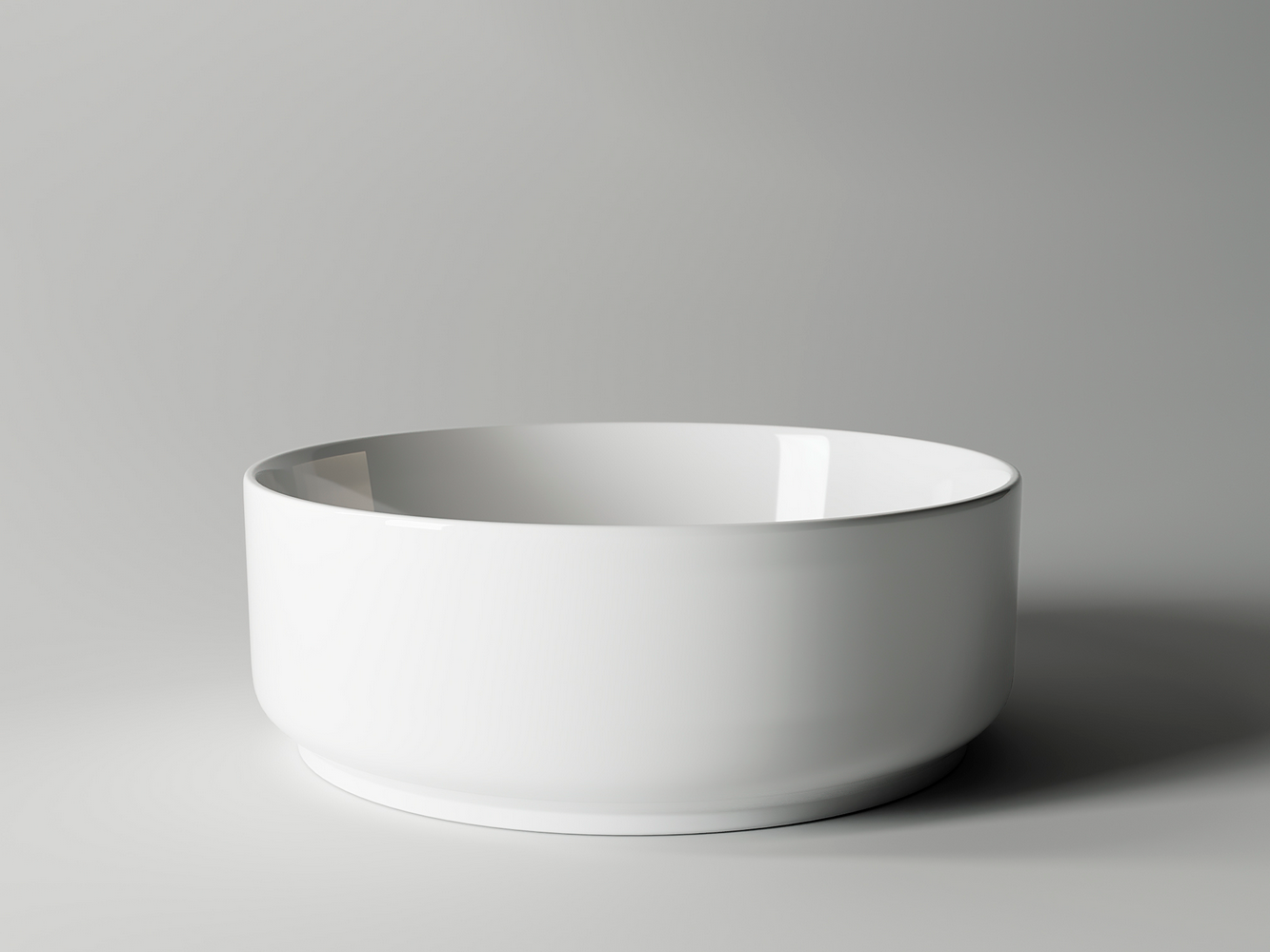 Фото Раковина Ceramicanova Element CN5001 накладная 36 × 36 × 12 см, белый глянцевый