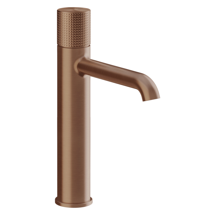 Фото Смеситель Gessi Habito 70406#708 для раковины, медь браш pvd