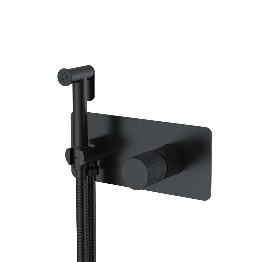 Фото Гигиенический душ Boheme Stick 127-BB.4 со смесителем черный