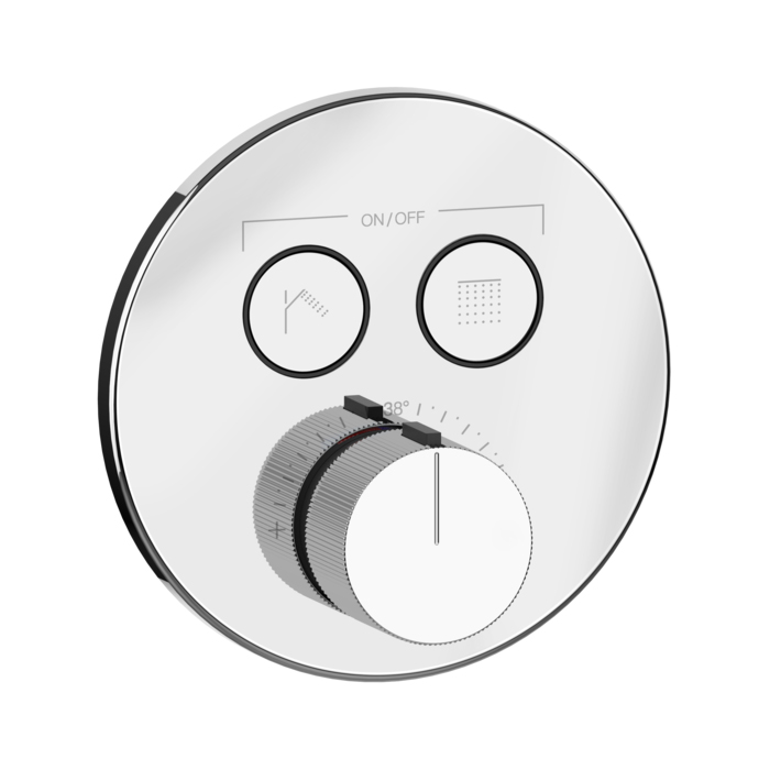 Фото Смеситель Gessi Hi-Fi 38713#031 для душа термостат, хром