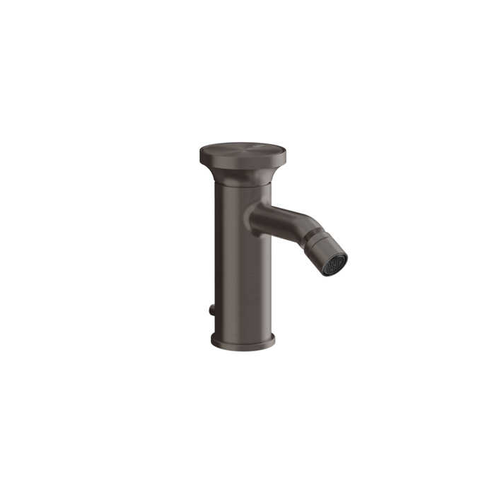 Фото Смеситель Gessi Origini 66007#707 для биде с донным клапаном, черный хром браш pvd