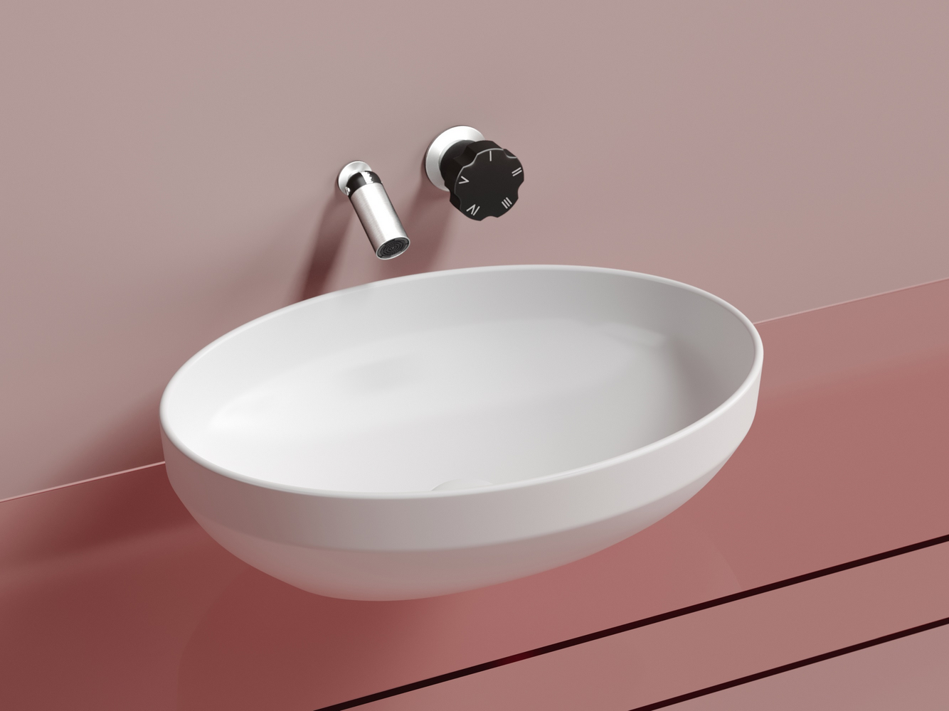 Фото Раковина Ceramicanova Element CN6056MW накладная 50,2 × 36,3 × 14,5 см, белый матовый