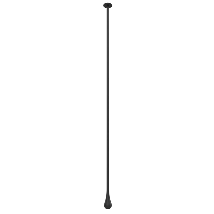 Фото Излив Gessi Goccia 33799#299 потолочный черный матовый