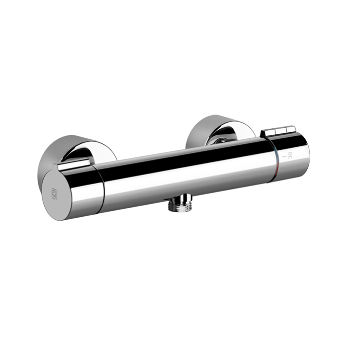 Фото Смеситель Gessi Via tortona 18731#031 для ванны с душем термостат, хром