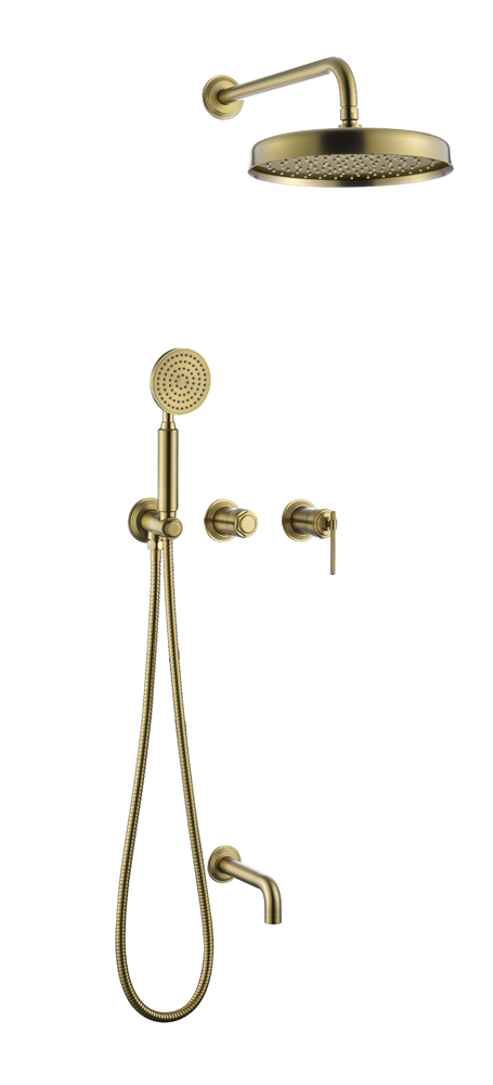 Фото Душевая система Boheme Eterna 174-2-MG золото матовое