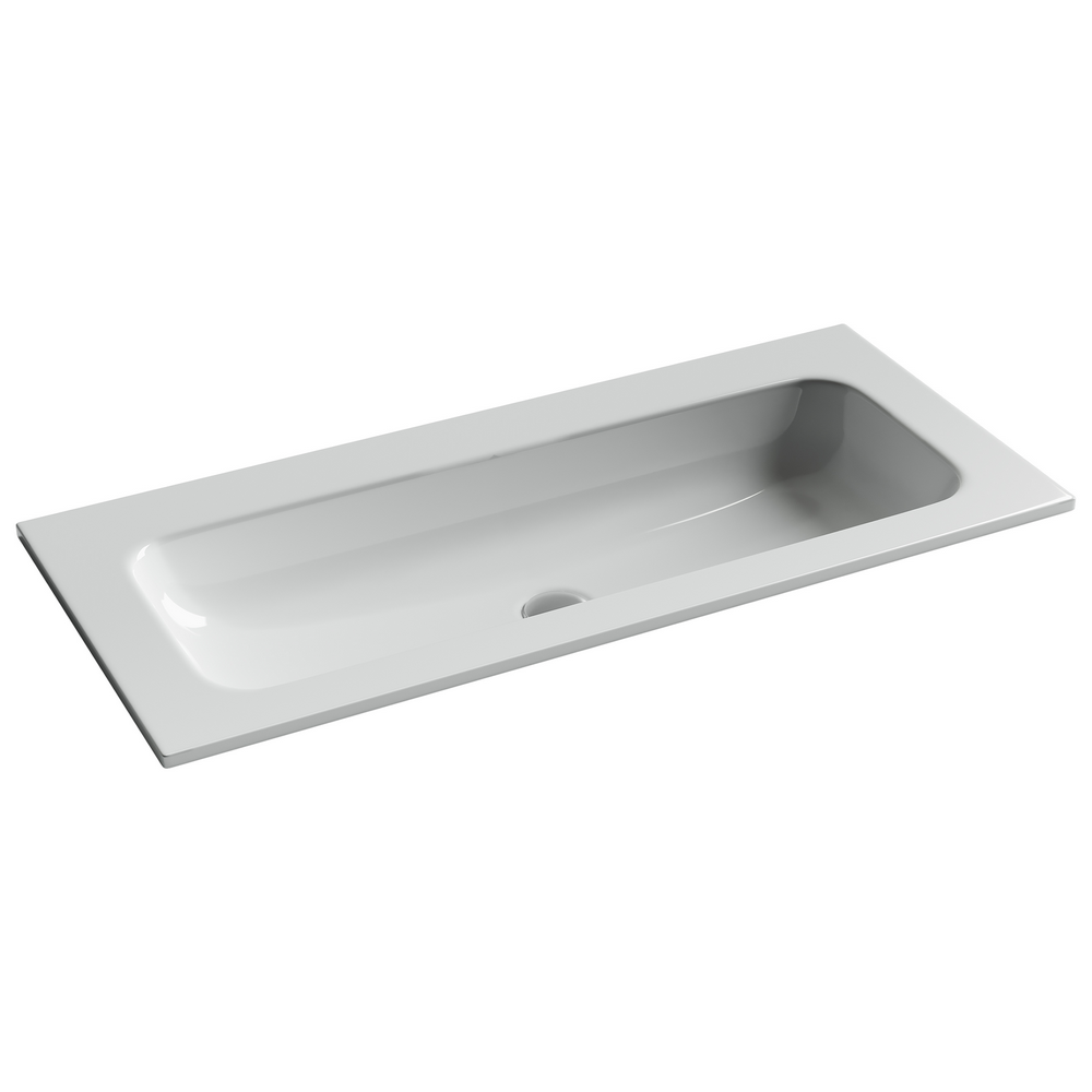 Фото Раковина Ceramicanova Grace CN7013wx мебельная 101 × 45,7 × 13,7 см, белый глянцевый