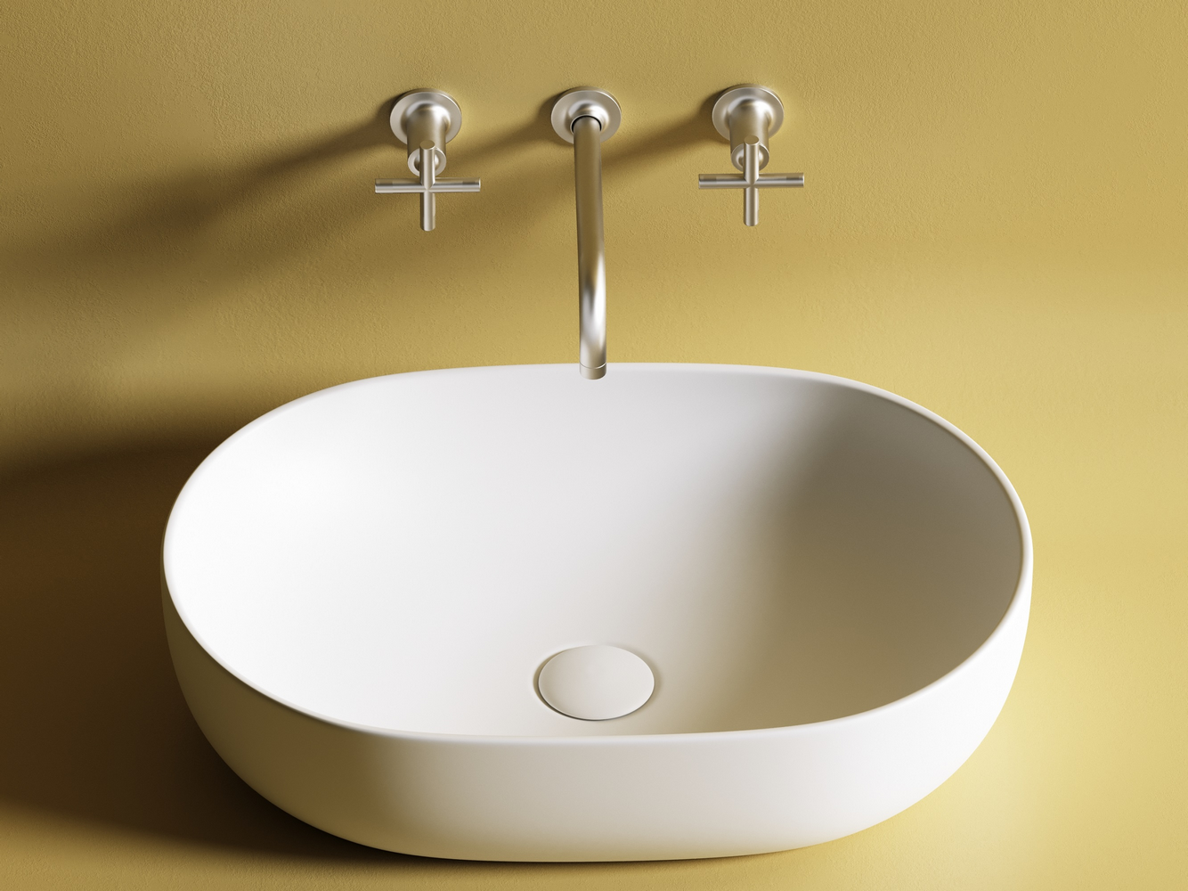 Фото Раковина Ceramicanova Element CN6047MW накладная 60 × 41,5 × 13,5 см, белый матовый