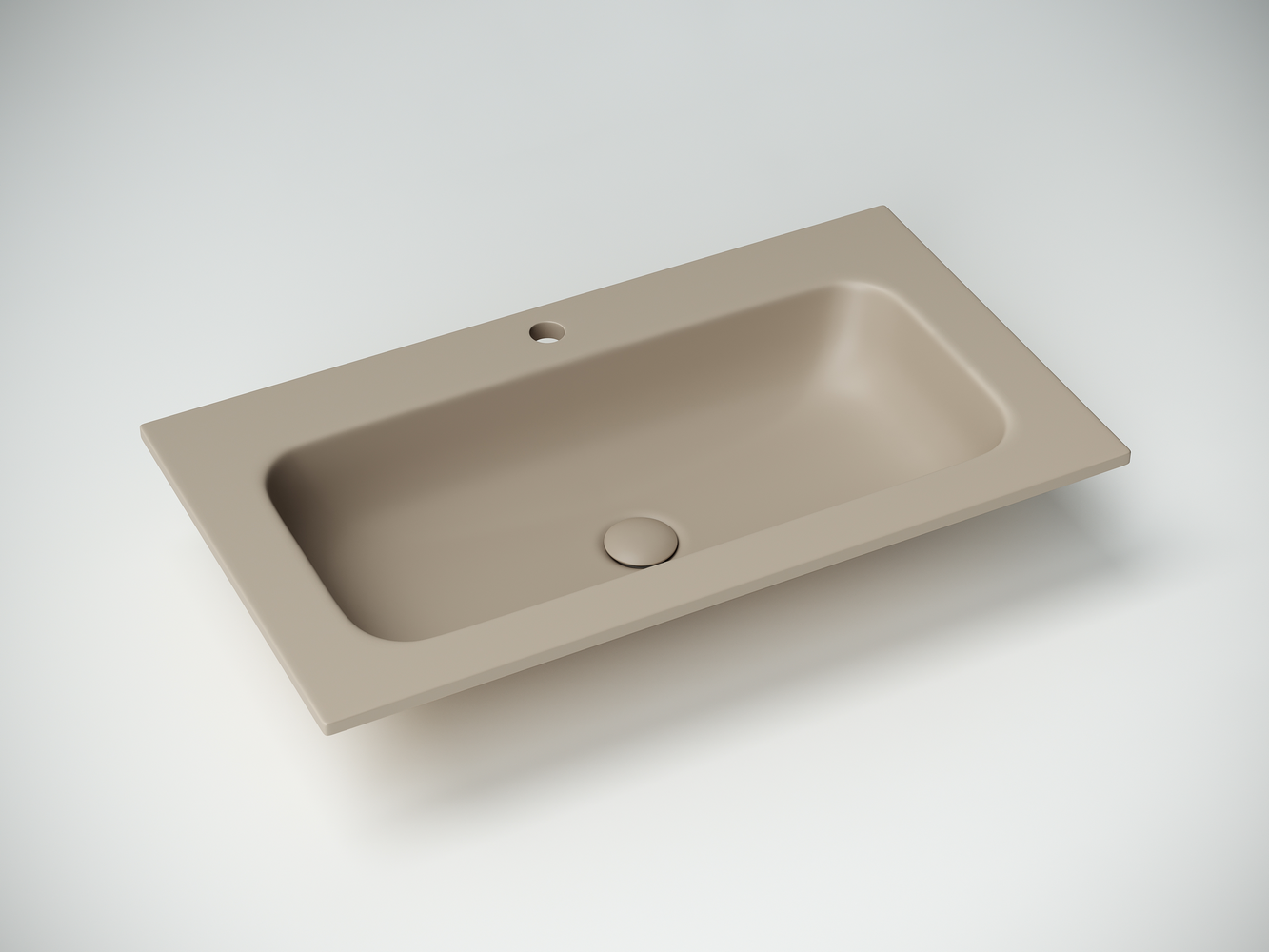 Фото Раковина Ceramicanova Grace CN7012MC мебельная 81 × 45,7 × 13,7 см, капучино матовый