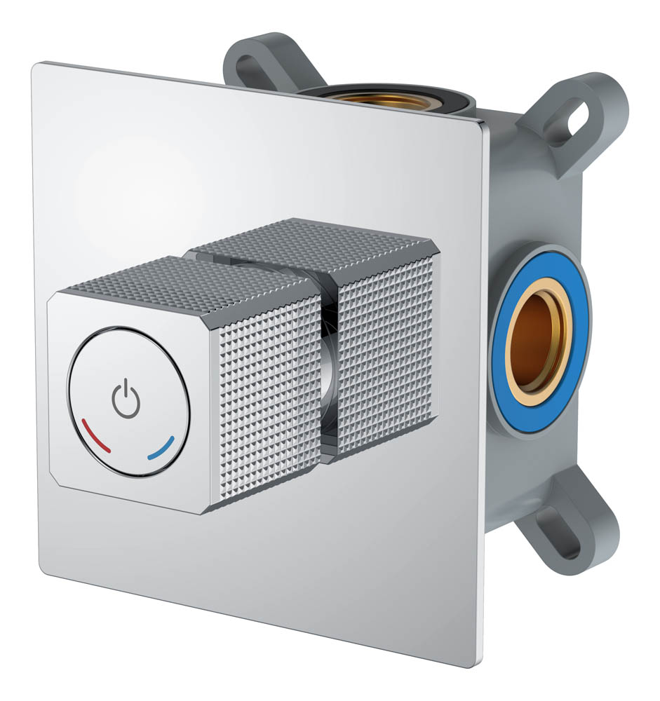 Фото Смеситель для душа Boheme Quad 154-5-CR хром глянец