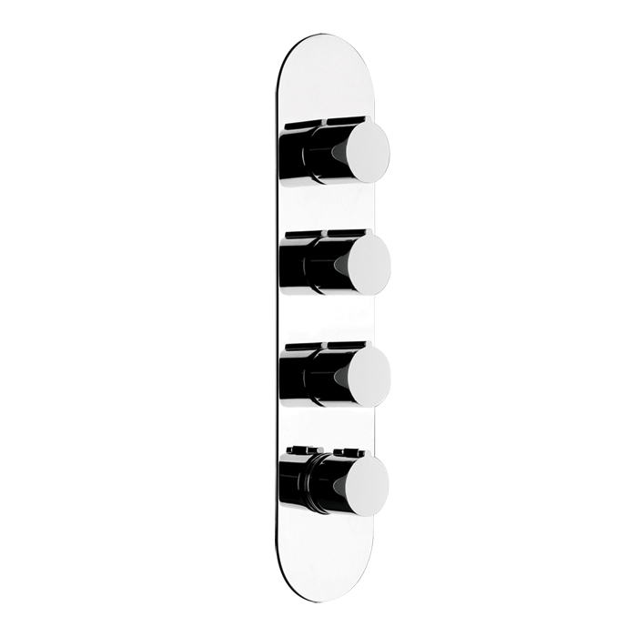 Фото Смеситель Gessi Tondo 43066#031 для душа термостат, хром