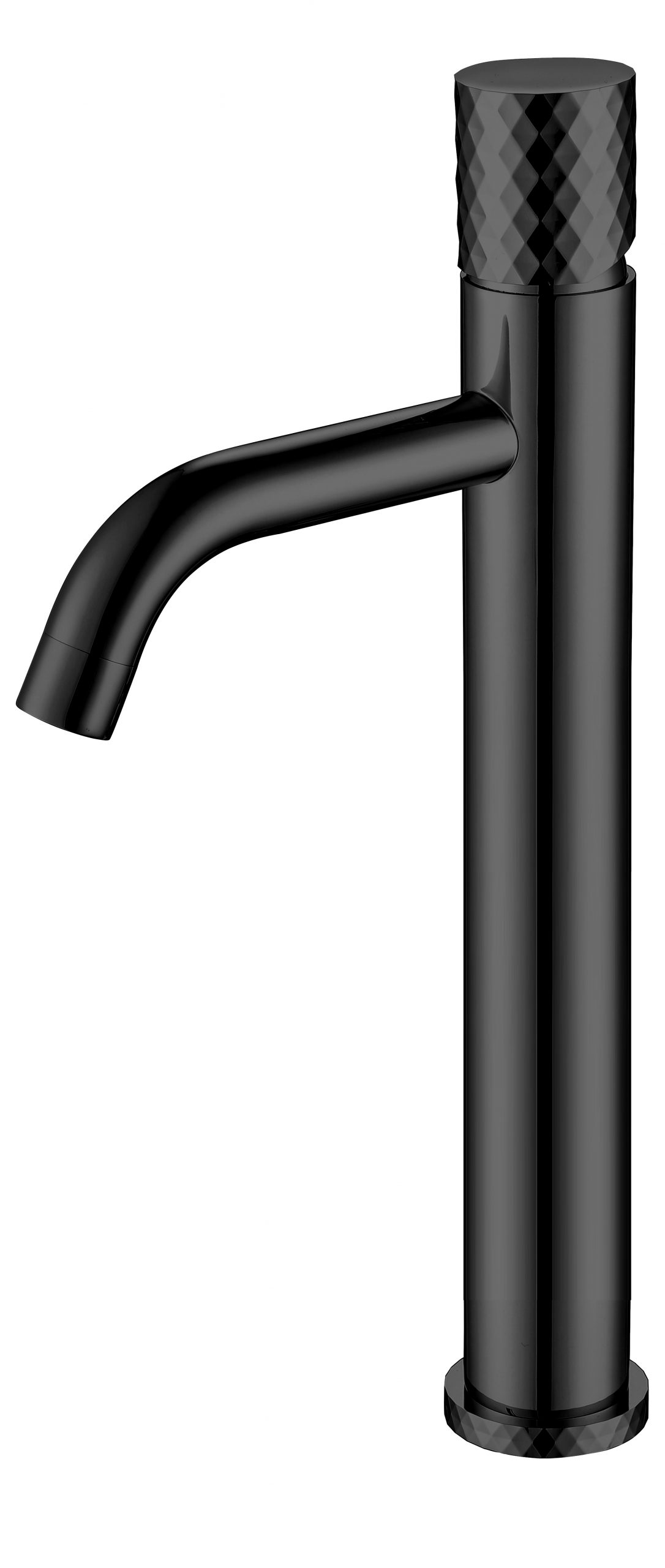 Фото Смеситель для раковины Boheme Stick 122-BB черный матовый