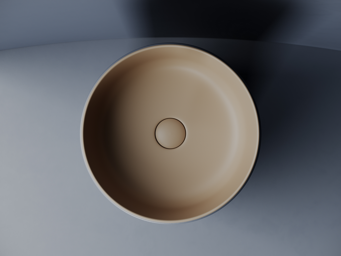 Фото Раковина Ceramicanova Element CN6073MC накладная 35,6 × 35,6 × 13,5 см, капучино матовый