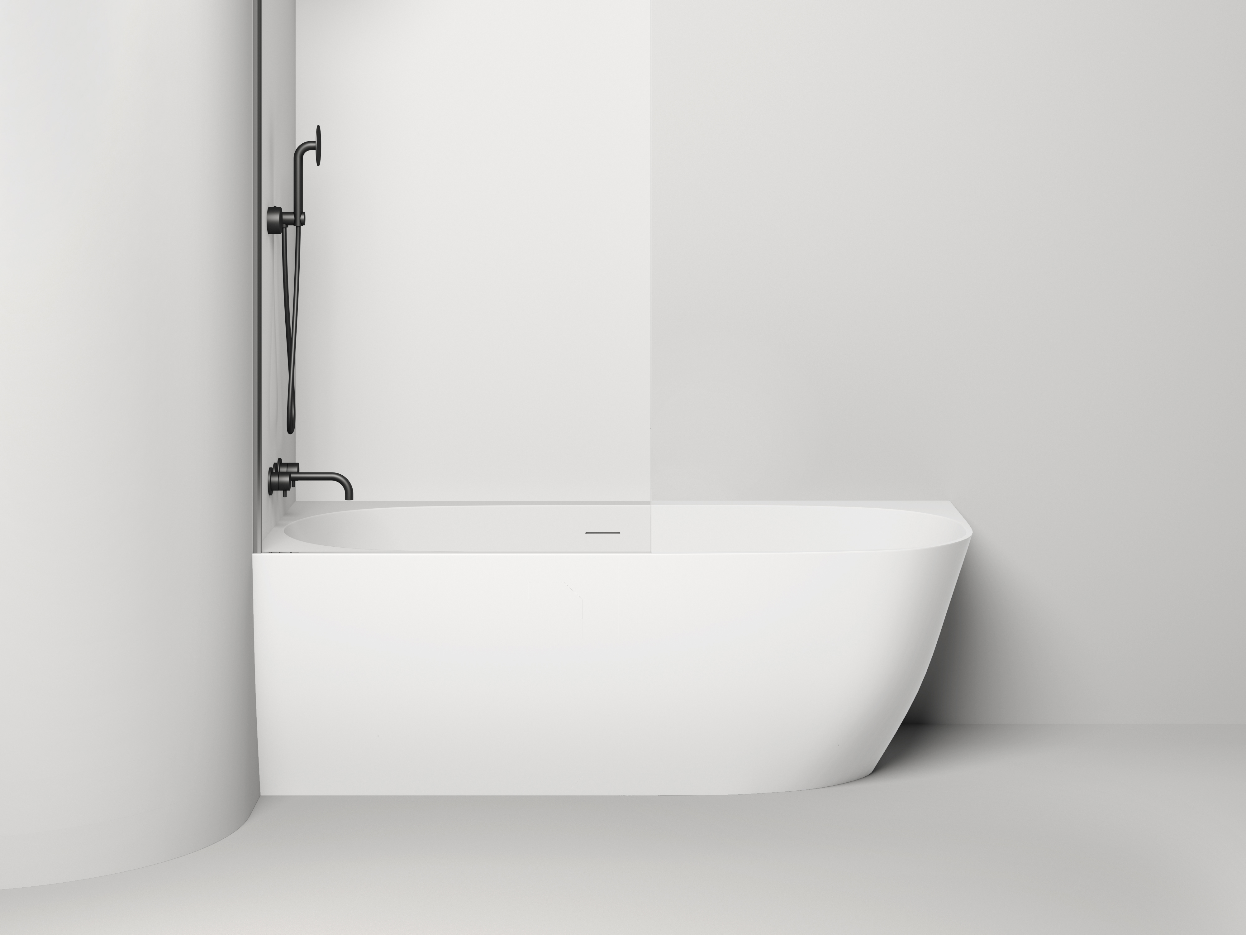 Фото Ванна Salini Sofia Corner L 170x85 102525MF угловая покраска по RAL матовая