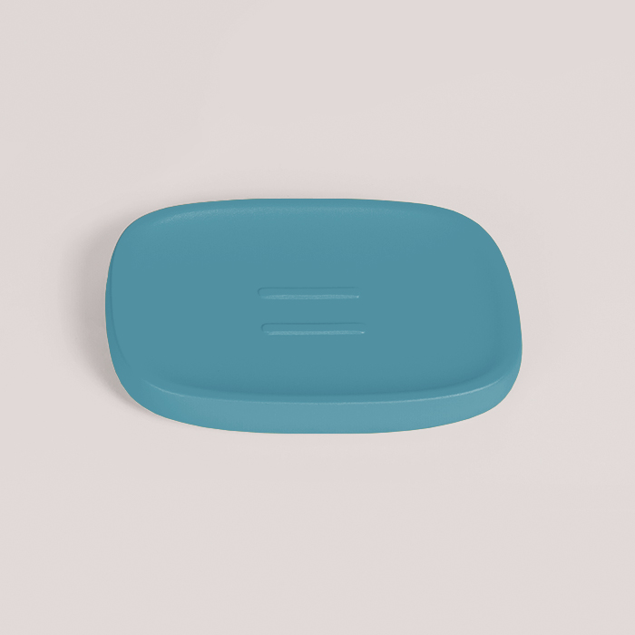 Фото Мыльница Colombo Mood B30400C06 настольная Ocean Blue, голубой матовый