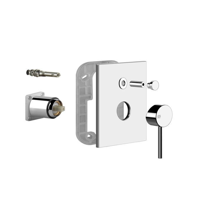 Фото Смеситель Gessi Via tortona 44664#031 для душа, хром