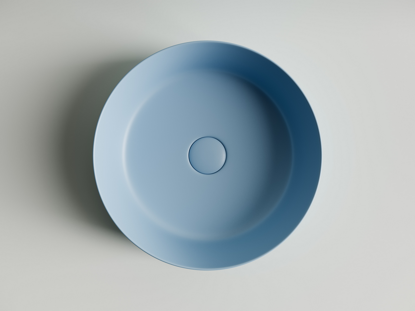 Фото Раковина Ceramicanova Element CN6022ML накладная 39 × 39 × 12 см, голубой матовый