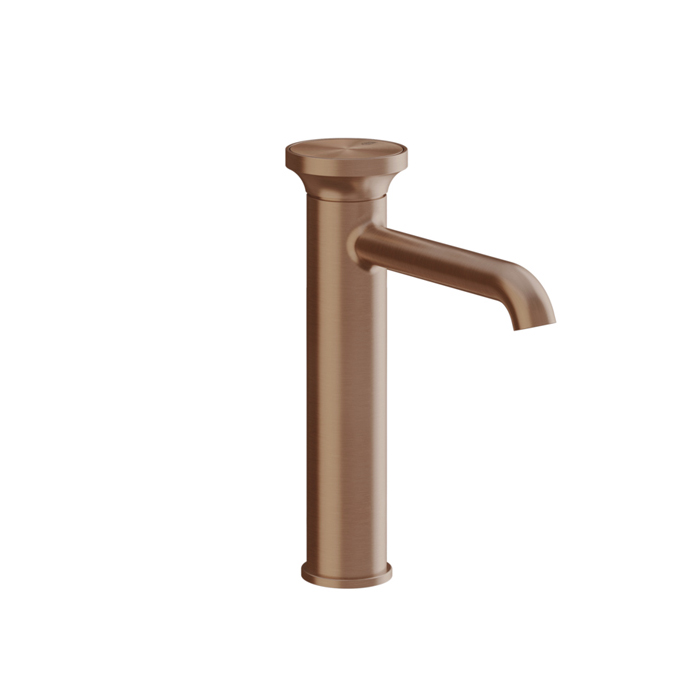 Фото Смеситель Gessi Origini 66006#708 для раковины, медь браш pvd