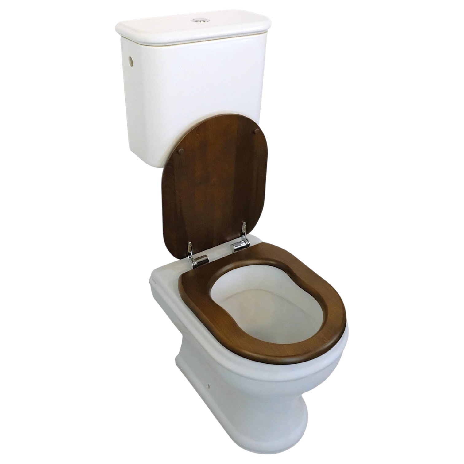 Фото Унитаз Migliore Charme 36377 со средним бачком кнопка хром глянец, выпуск универсальный