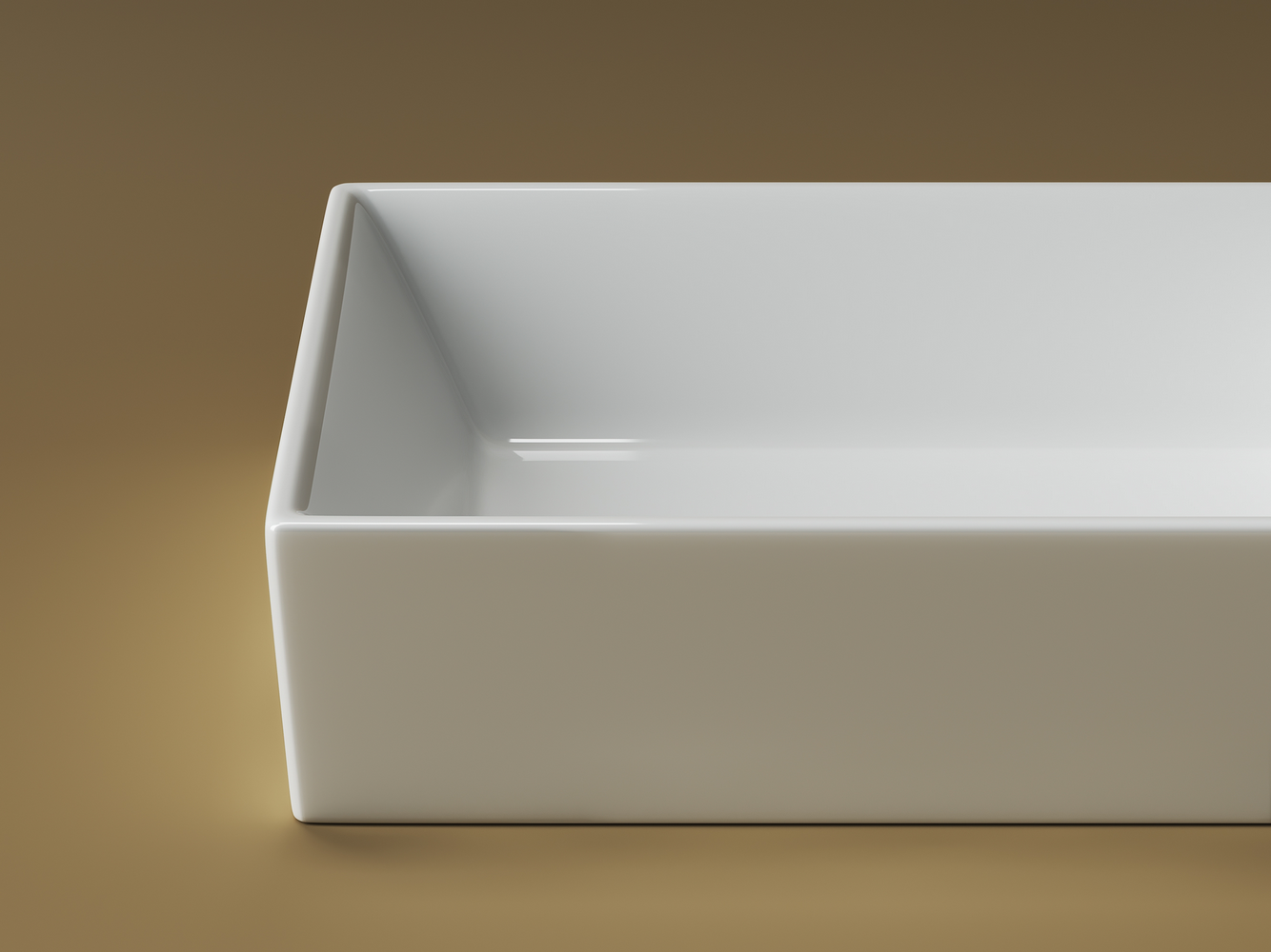 Фото Раковина Ceramicanova Element CN5013 накладная 59 × 39 × 16 см, белый глянцевый