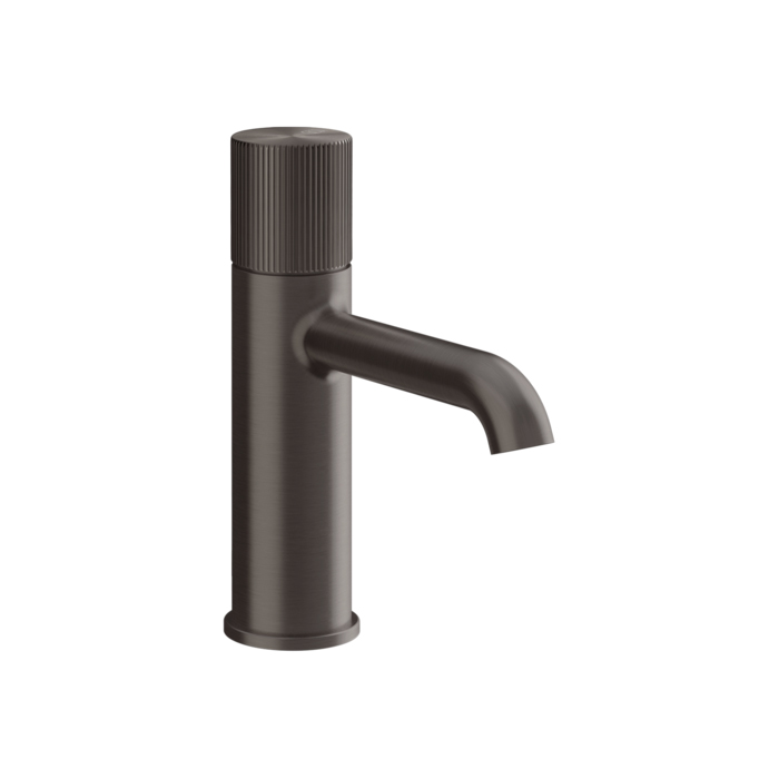 Фото Смеситель Gessi Habito 70502#707 для раковины, черный хром браш pvd