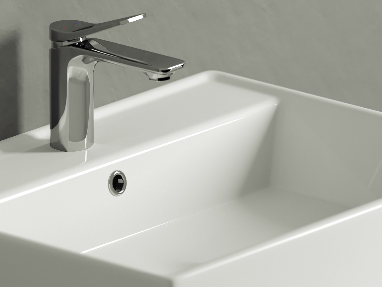Фото Раковина Ceramicanova Element CN6046 накладная 59 × 45 × 16 см, белый глянцевый