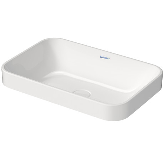 Фото Раковина Duravit Happy D.2 Plus 2359600000 накладная 60 см, цвет белый