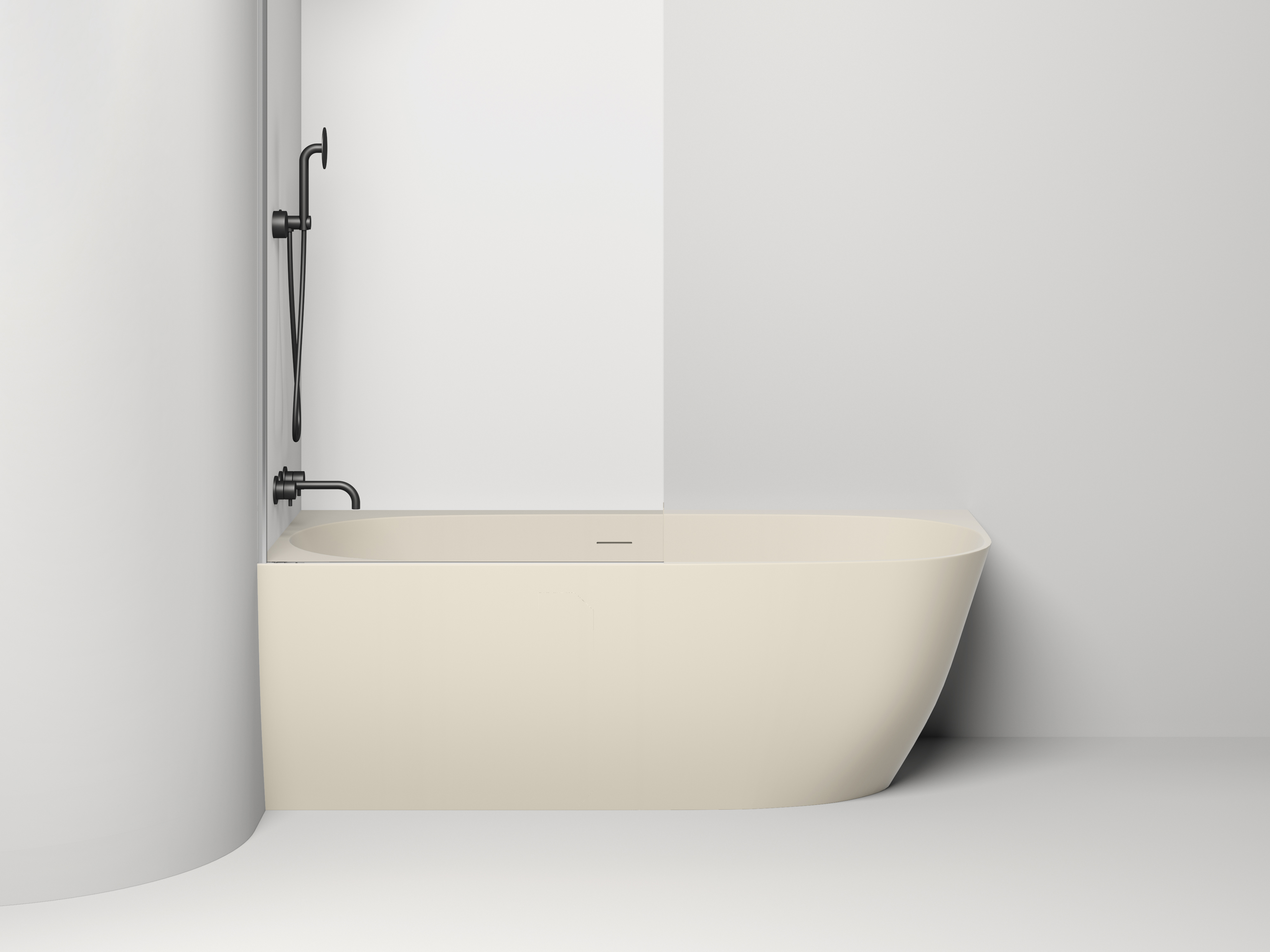 Фото Ванна Salini Sofia Corner L 170x85 102525MF угловая покраска по RAL матовая