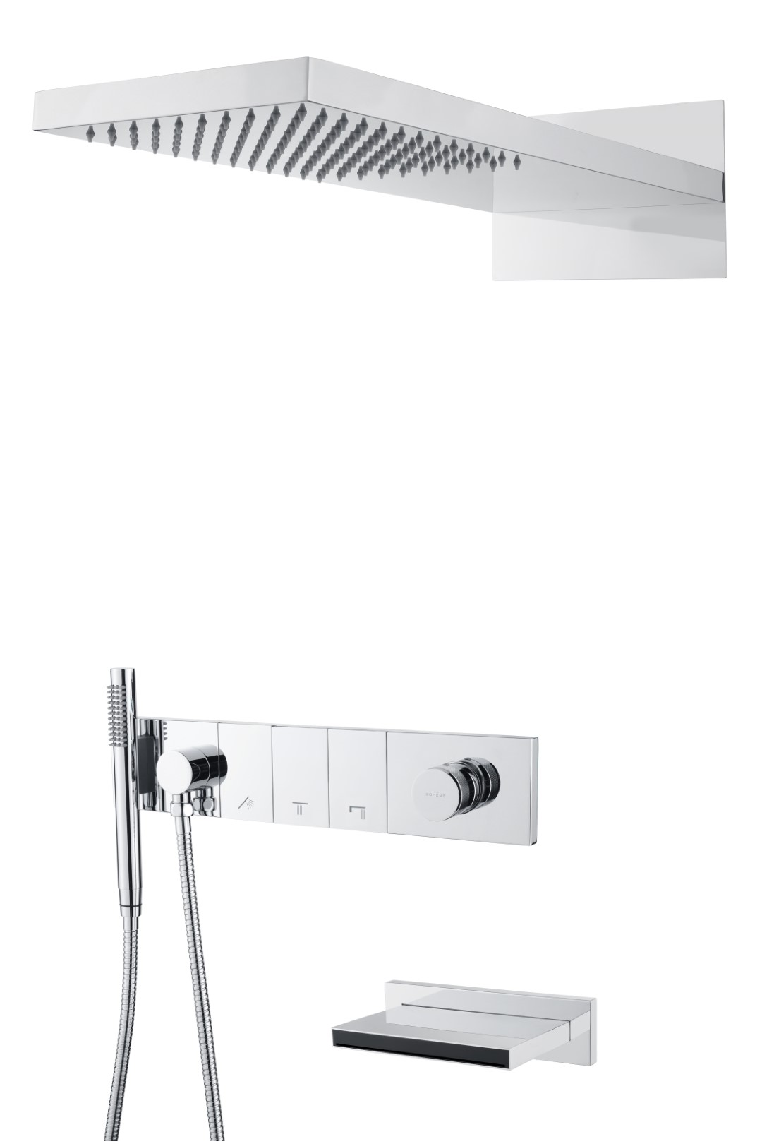 Фото Душевая система Boheme Zodiac 132-2-CR хром глянец