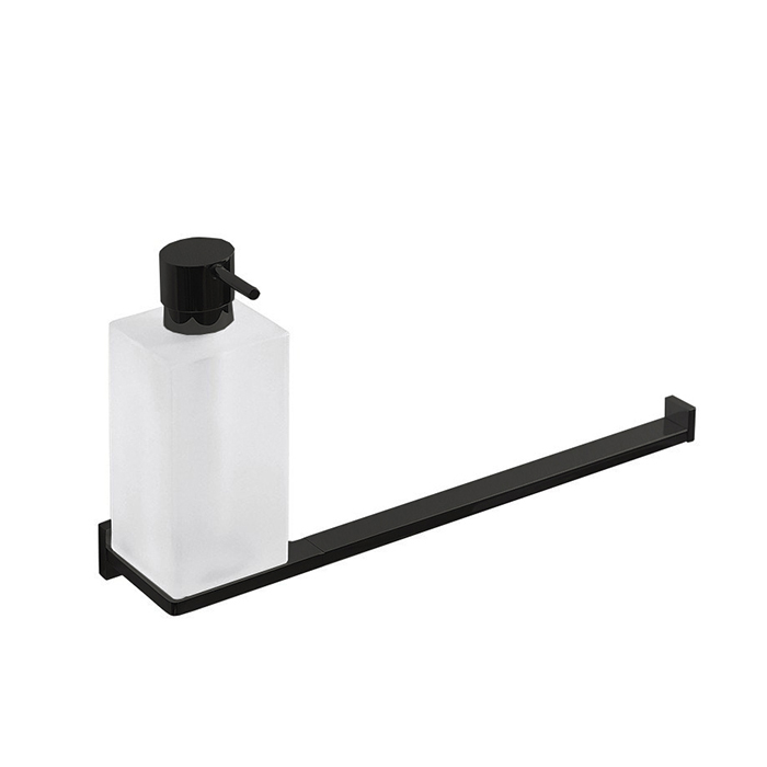 Фото Дозатор Colombo Look B1674.GM-VAN подвесной графит матовый/стекло матовое