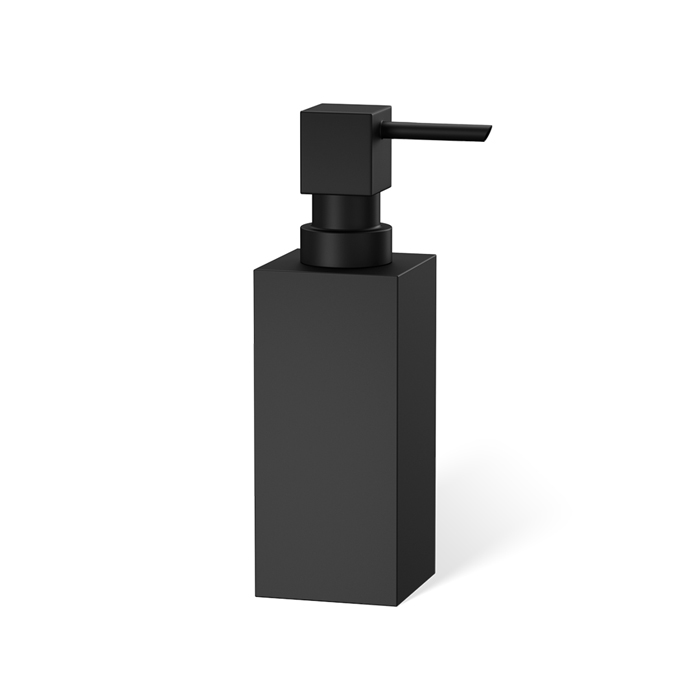 Фото Дозатор Decor Walther Cube 0839760 настольный, черный матовый